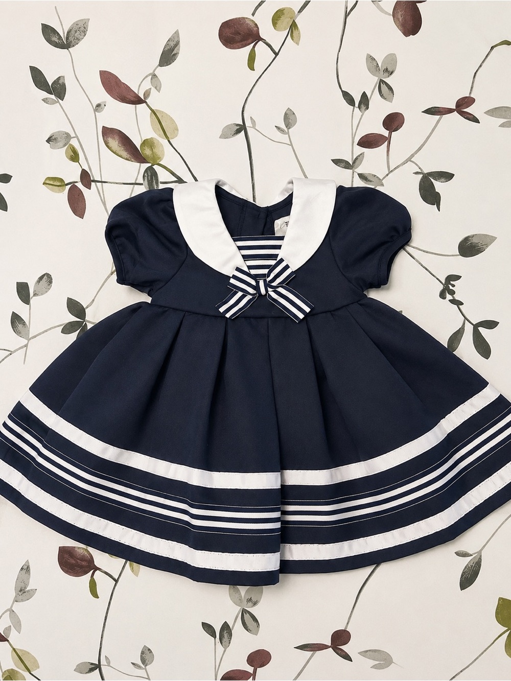 ⚓ Rare Editions Navy Sailor Dress – Boutique Baby Girl Dress – Like New 💙